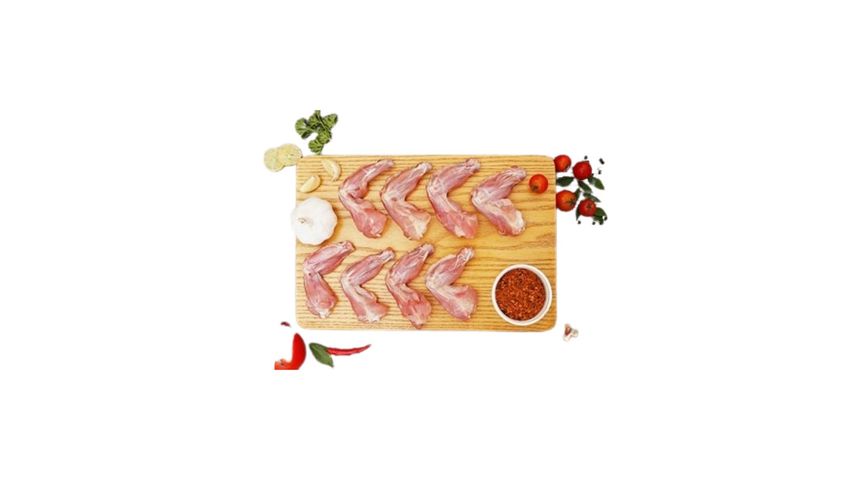 Broiler Chicken Wings Skinless 500g