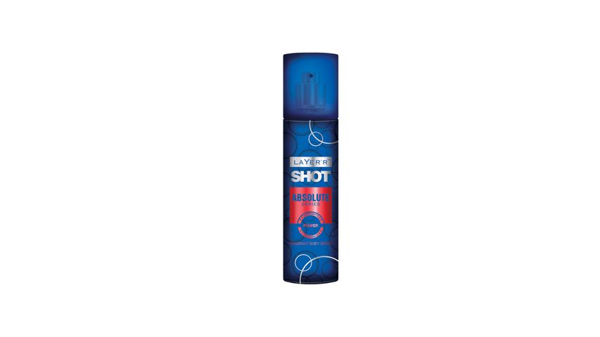 Layer'R Shot Absolute Power Body Spray 135ml