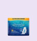 Butterfly Breathables Sanitary Pads XXL 16 Pieces