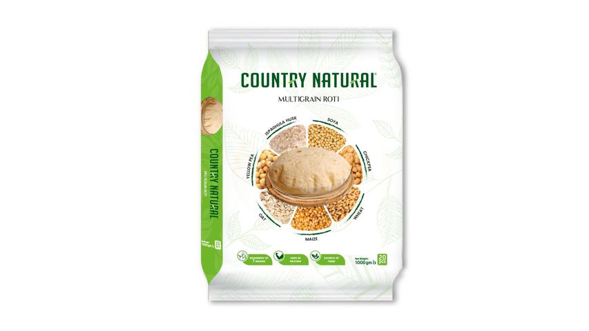 Country Natural Multigrain Roti 20 Pieces 1000g