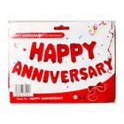Happy Anniversary Foil Balloons Red Color 16 Pieces