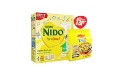 (Buy & Get Free) NIDO Fortigrow Full Cream Milk Powder 700g And Get Maggi Noodles 4pack Free