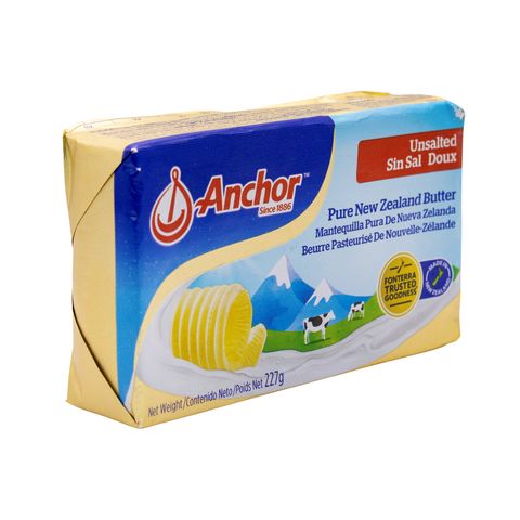 Anchor Unsalted Pure New Zealand Butter 227g