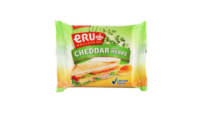 Eru Cheddar Cheese with Herbs Slices 150g
