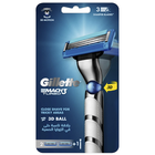 Gillette Mach 3 Turbo System Razor 2 Pieces (ZM Opened & Checked)