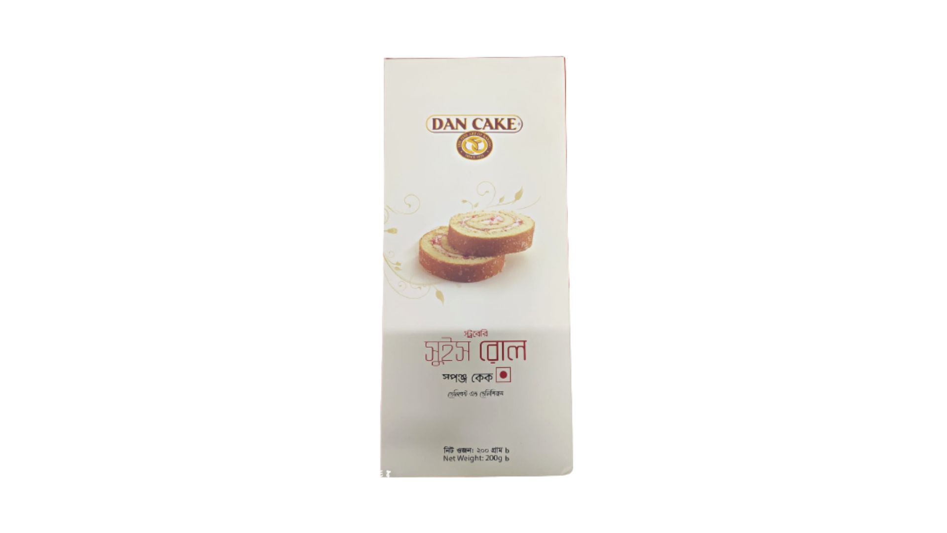 Dan Cake Swiss Roll Strawberry 200g