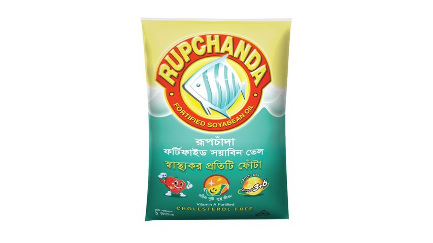 Rupchanda Soybean Oil Pouch 1L