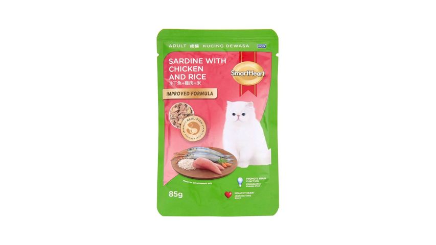 Smartheart Sardine Chicken Rice C Food 85g