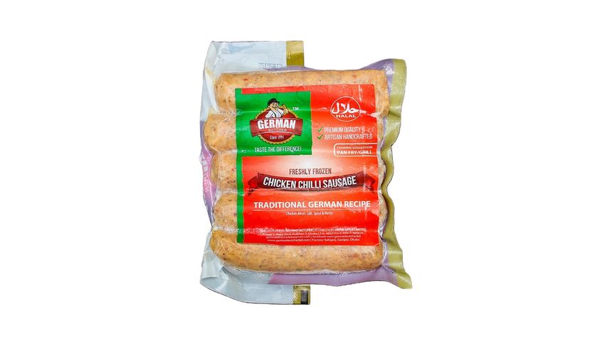 German Butcher Chicken Chili Sausage 5pcs/300g