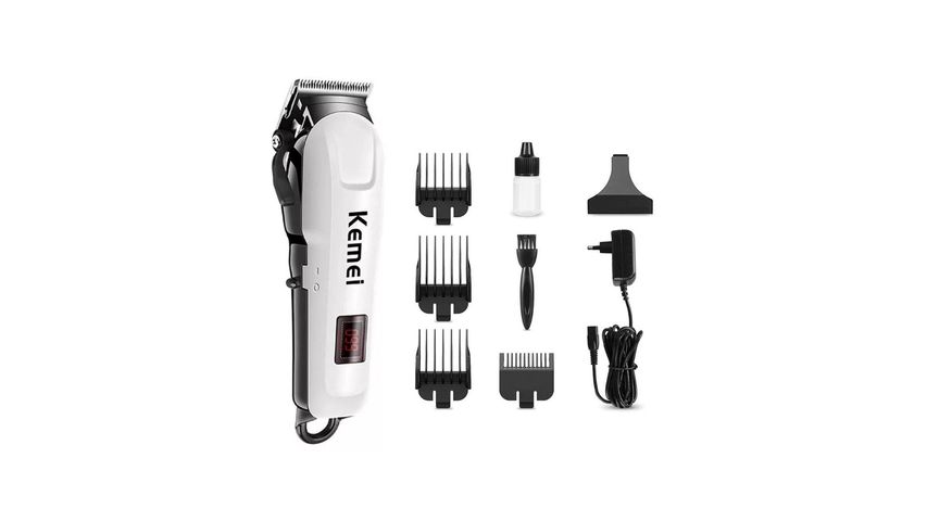 Kemei KM-809A Rechargeable Hair Clipper & Beard Trimmer 1pc