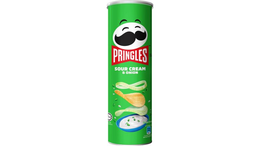 Pringles Potato Chips Sour Cream & Onion | 107 g