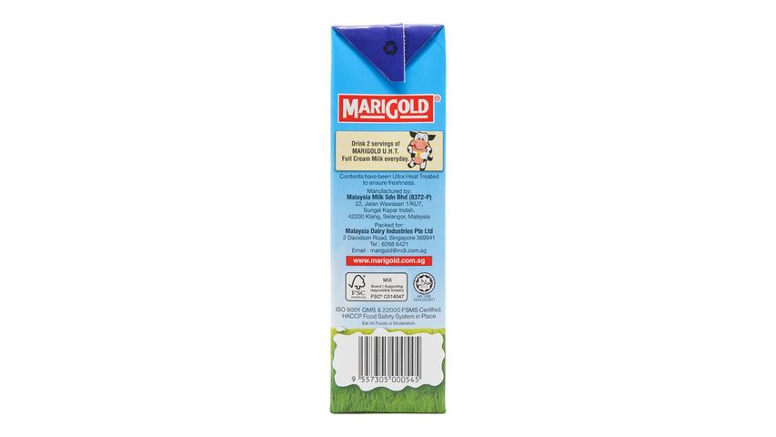 Marigold Full Cream UHT Milk 1L