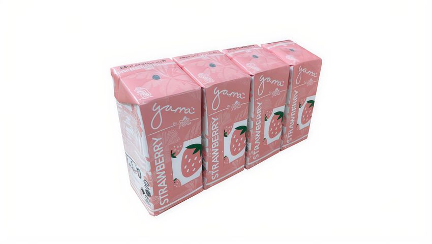Yarra By Farm Fresh UHT Strawberry Milk 4 x 200ml