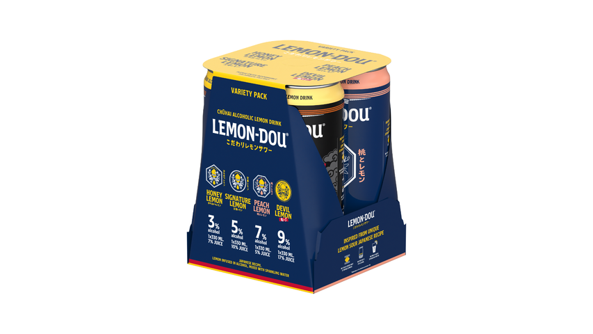 Lemon-dou Variety Packet 4 x 330ml