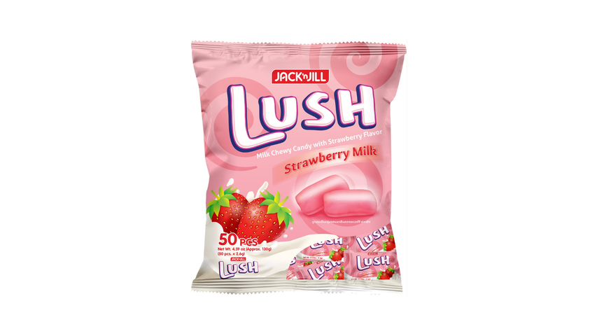 Jack 'n Jill Lush Strawberry Milk 50 Pieces