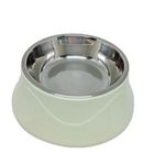 Happy Pets Elevated Round Single Aluminum Bowl Green 1 Piece