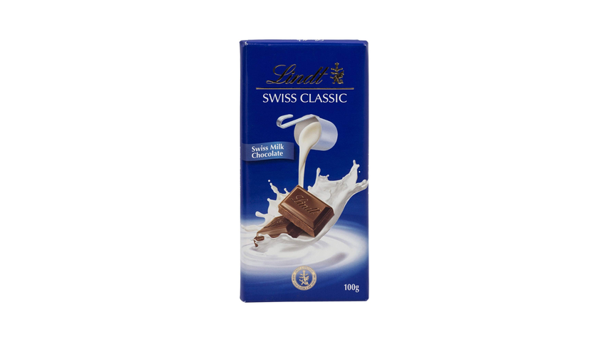 Lindt Swiss Classic Milk Chocolate 100g
