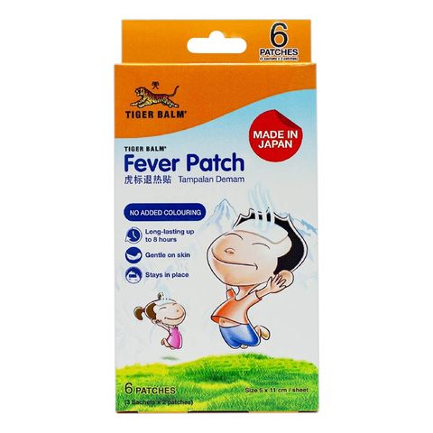 Tiger Balm Fever Patch (6 Pieces) 1 Pack