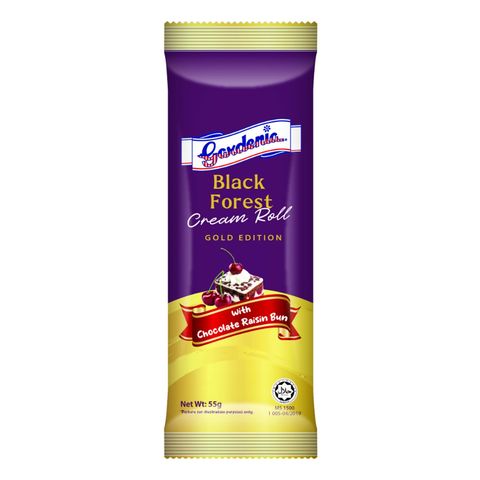 Gardenia Black Forest Cream Roll 55g