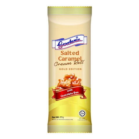 Gardenia Salted Caramel Cream Roll 55g