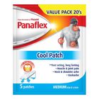 Panaflex Cool Patch Medium (8 x 6cm) 5 Pieces