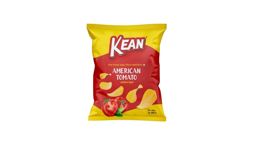 Kean Real Potato Chips American Tomato 25g