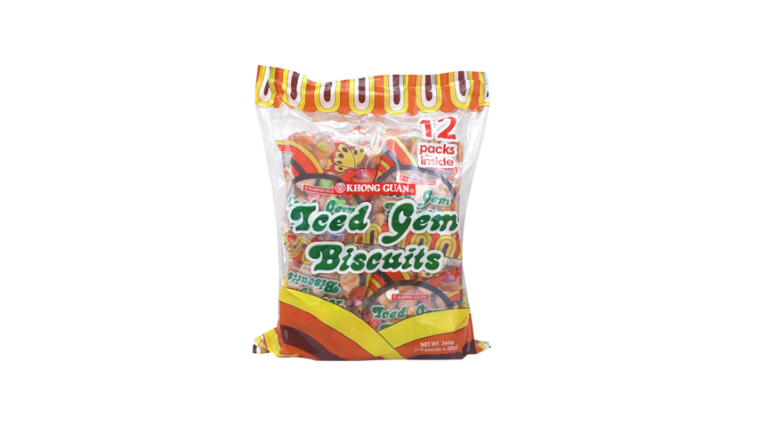 Khong Guan Iced Gem Biscuits 12 x 30g