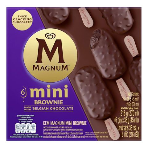 Magnum Mini Brownie 6 x 45ml