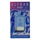 Elfbar Bright Disposable Pod 6K Puffs Strawberry Grape Bubblegum 1 Piece