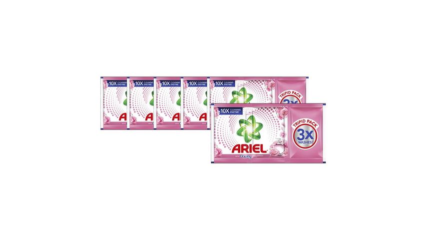 Ariel Powder Detergent Fresh Garden Bloom Tripid Sachet 6 x 87g