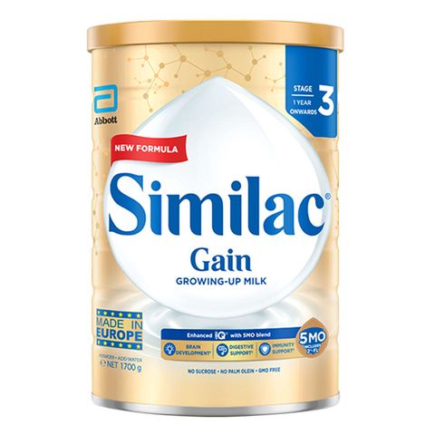 Similac Gain 5MO Stage 3 Growing-up Baby Milk Powder Formula (1-3 Years) 1.7kg