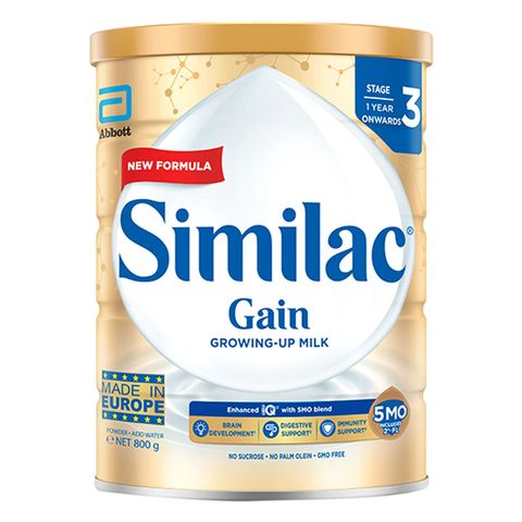 Similac Gain 5MO Stage 3 Growing-up Milk Powder Formula (1+ Years) 800g
