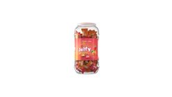 Jelfy Strawberry Orange Jelly Candy 120 Pieces Jar 516g