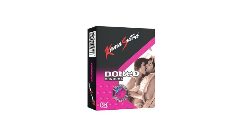 KamaSutra Dotted Condoms Pack Of 3 Pieces