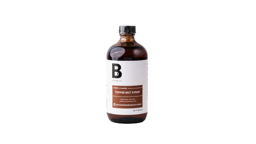 B Coffee Co. Toffee Nut Syrup 250ml