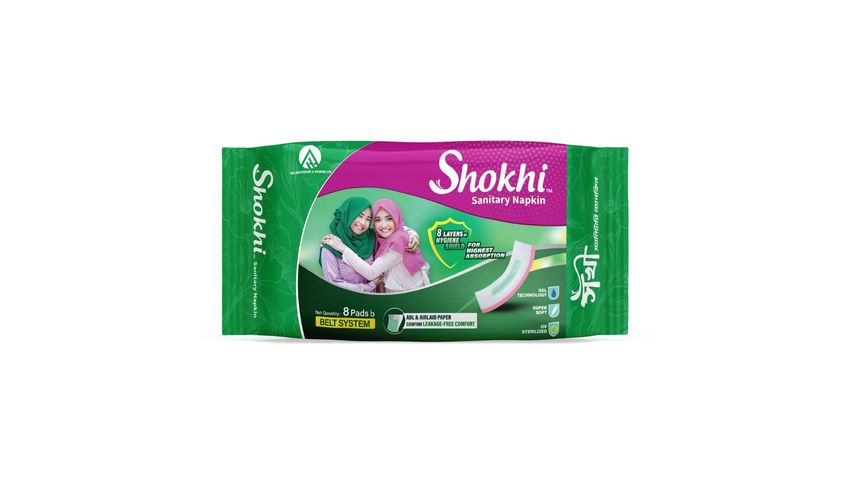 Shokhi Sanitary Napkin Belt 8 Pieces