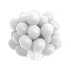 Latex Party Decoration Balloons White Colors 100 Pieces