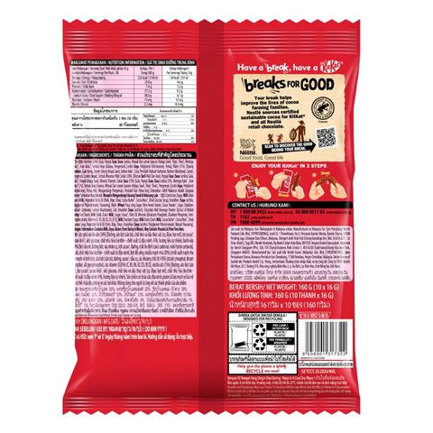 Kitkat Milo Sharebag 10 x 14.5g