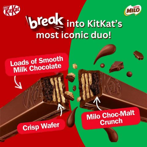 Kitkat Milo Sharebag 10 x 14.5g
