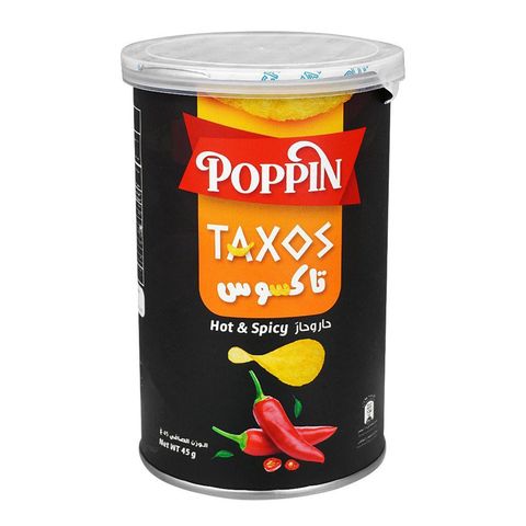 Poppin Taxos Hot & Spicy 45g