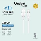 Gadget Mix Diginut BA-1223L USB to Lightning Data Cable 2.4A 1.2m White 1 Piece