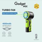 Gadget Mix Diginut CL-38 Handheld Turbo Fan Black & Green 1 Piece