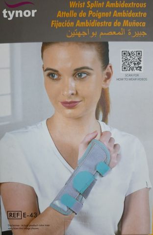 Tynor Wrist Splint Ambidextrous Xl 1 Piece