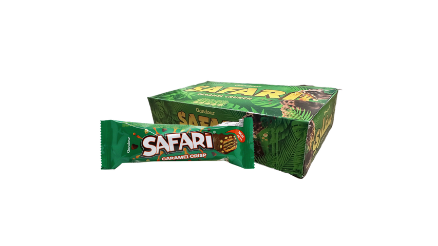 Safari Caramel Crisp 12 x 32g