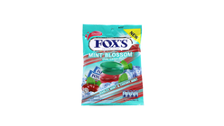 Foxs 125Gm Crystal Clear Mint Blossom Candy Pouch