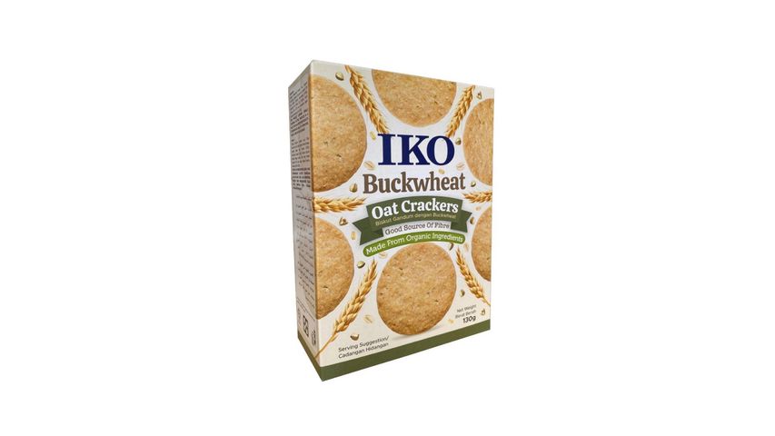 Iko Buckwheat Oat Crackers 130g