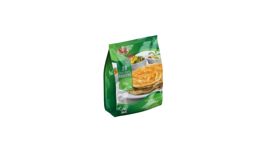 Crown Farms Lite Original Family Pack Paratha 20 Pieces 1.4kg