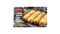 Crown Farms Single Bite Chicken Spring Roll 25 Pieces