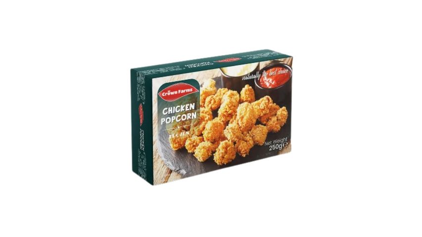 Crown farms Chicken Popcorn 250g