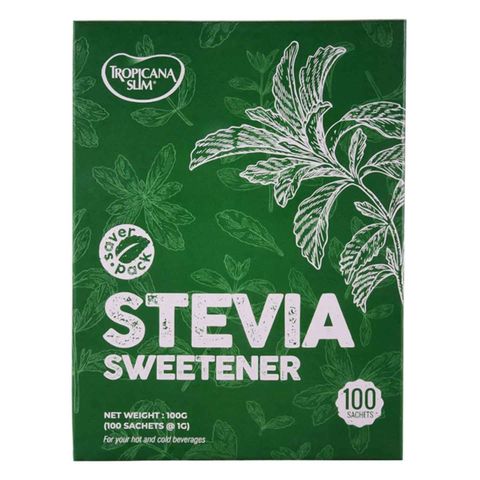 Tropicana Slim Stevia Sweetener (100 Sachets) 100g